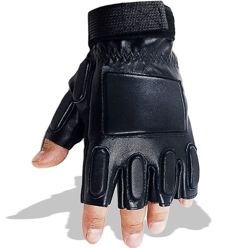 Men's Driving Sports Suede Palm Design Riding Gloves