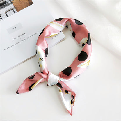 Women's Towel Silk Professional Stewardess Decorative Korean Scarfs