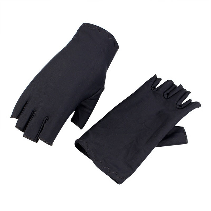 Women's Spandex Half Finger Fitness Yoga Exercise Etiquette Gloves