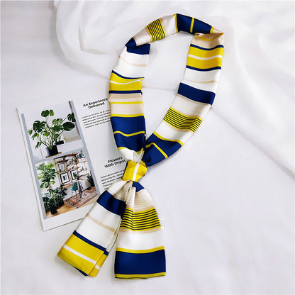 Women's Small Silk Korean Fashion Decorative Satin Scarfs