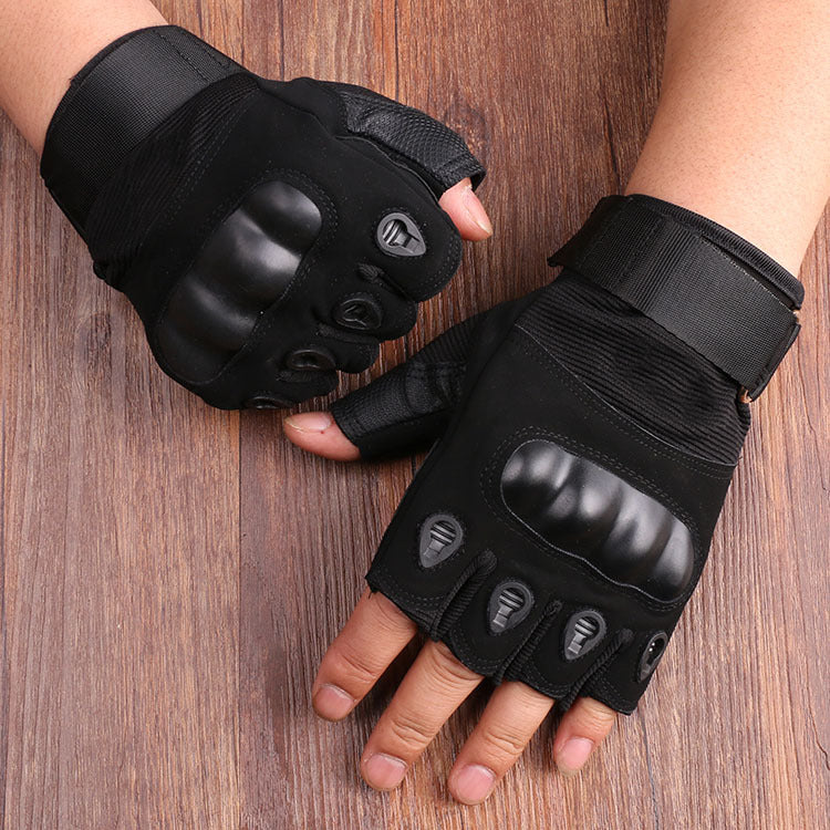 Women's & Men's Outdoor Sports Riding Black Eagle Army Fans Field Gloves