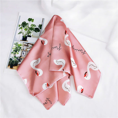 Women's Towel Silk Professional Stewardess Decorative Korean Scarfs