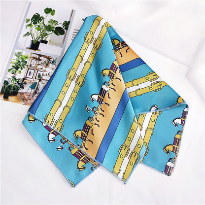 Women's Towel Silk Professional Stewardess Decorative Korean Scarfs