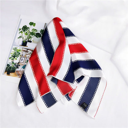 Women's Towel Silk Professional Stewardess Decorative Korean Scarfs