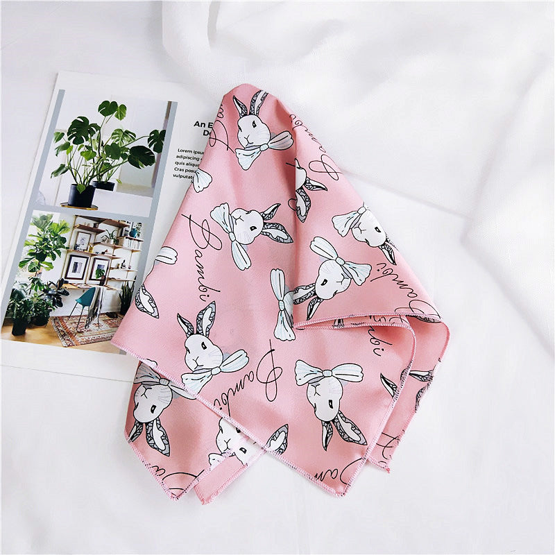 Women's Towel Silk Professional Stewardess Decorative Korean Scarfs