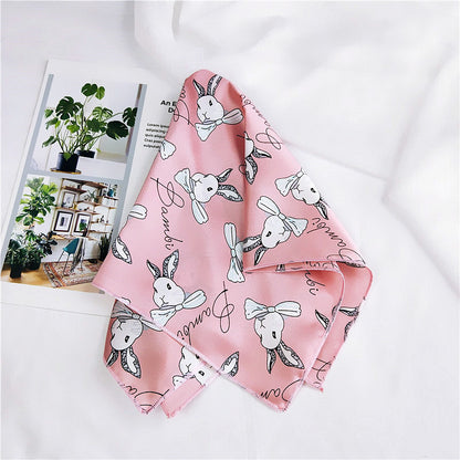 Women's Towel Silk Professional Stewardess Decorative Korean Scarfs