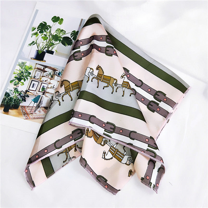 Women's Towel Silk Professional Stewardess Decorative Korean Scarfs