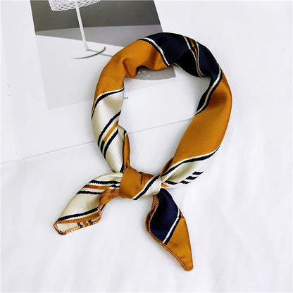 Women's Towel Silk Professional Stewardess Decorative Korean Scarfs