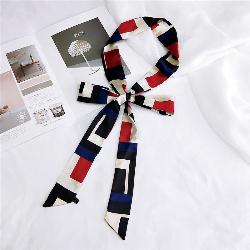 Women's Dot Lengthened Thin Narrow Autumn Summer Scarfs