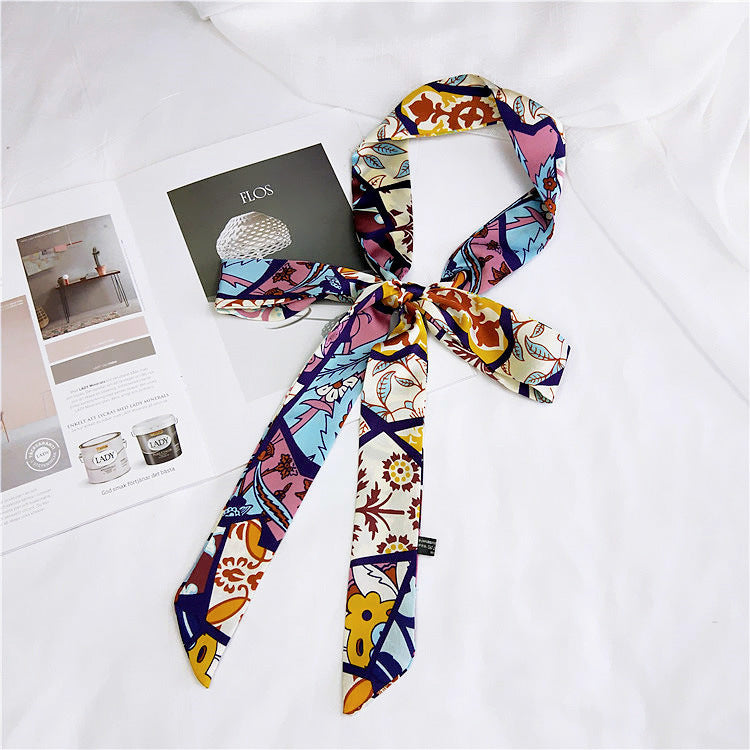 Women's Dot Lengthened Thin Narrow Autumn Summer Scarfs