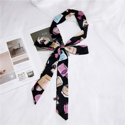 Women's Dot Lengthened Thin Narrow Autumn Summer Scarfs