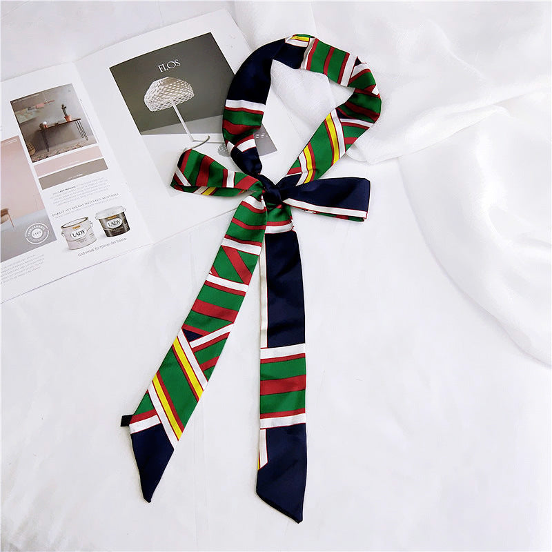 Women's Dot Lengthened Thin Narrow Autumn Summer Scarfs