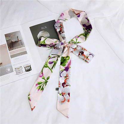 Women's Dot Lengthened Thin Narrow Autumn Summer Scarfs