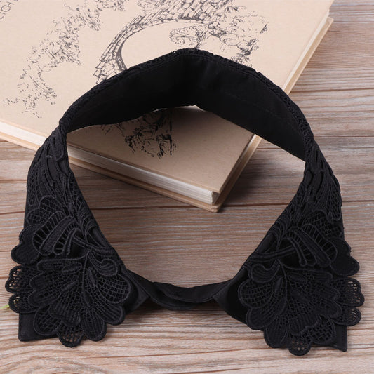 Hollow Doll Collar Flower Fake Lace Scarfs