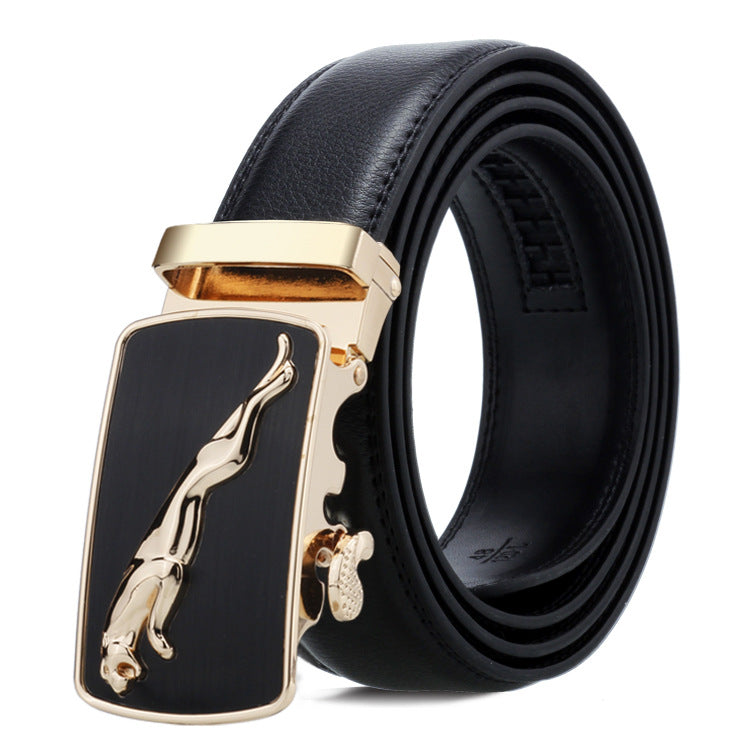 Men's Leather Casual Comfort Click Business Soft Belts