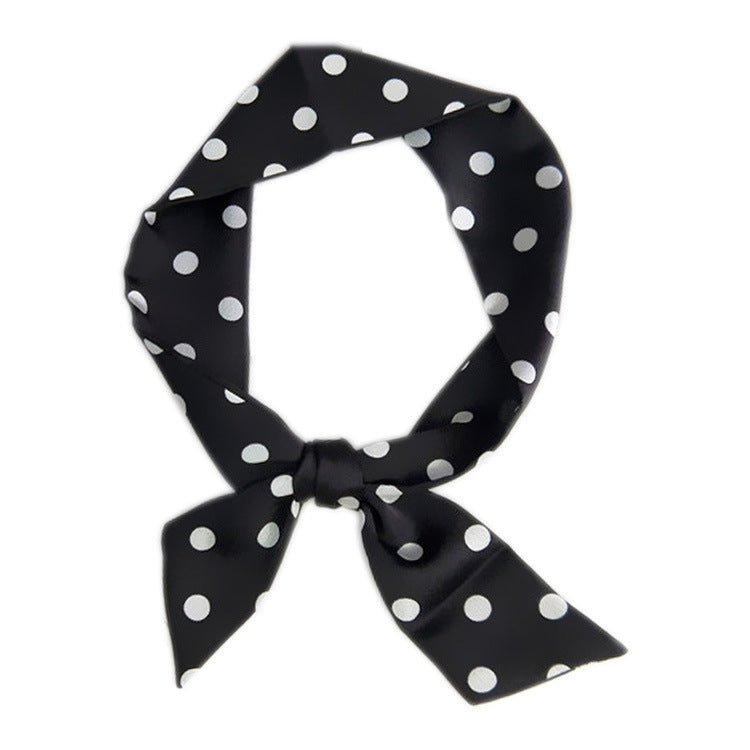 Women's Dot Spring Korean Style Fashionable Long Small Scarfs