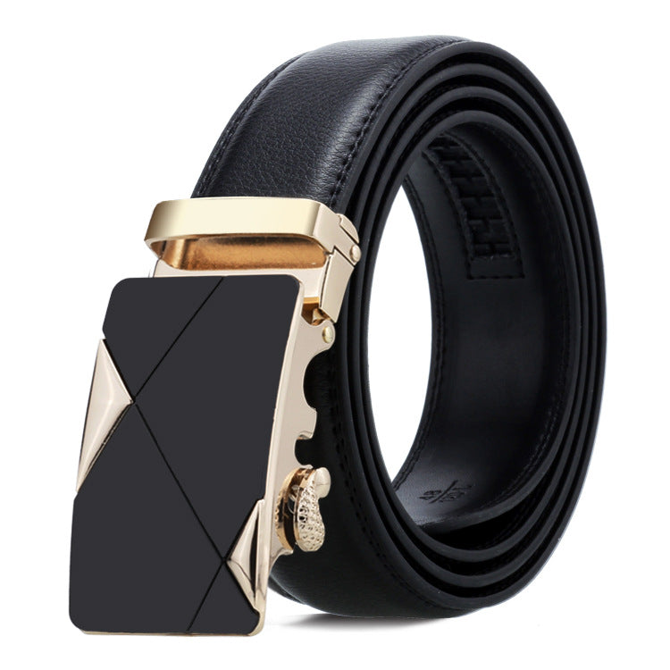 Men's Leather Casual Comfort Click Business Soft Belts