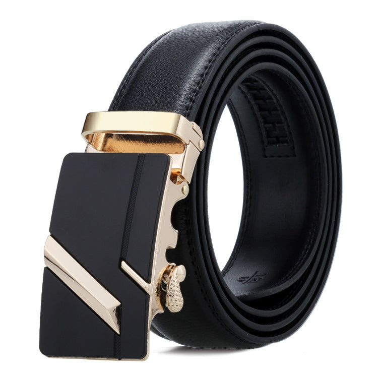 Men's Leather Casual Comfort Click Business Soft Belts