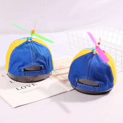 Children's Propeller Bamboo Dragonfly Hat Fashion Boys Outdoor Kids' Headwear