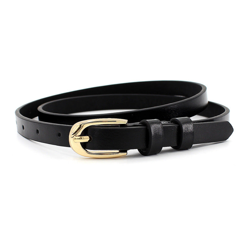 Women's Korean Style Fashionable Knotted Decorative Thin Belts