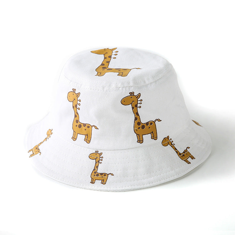 Children's Korean Style Boy Thin Cartoon Bucket Kids' Headwear