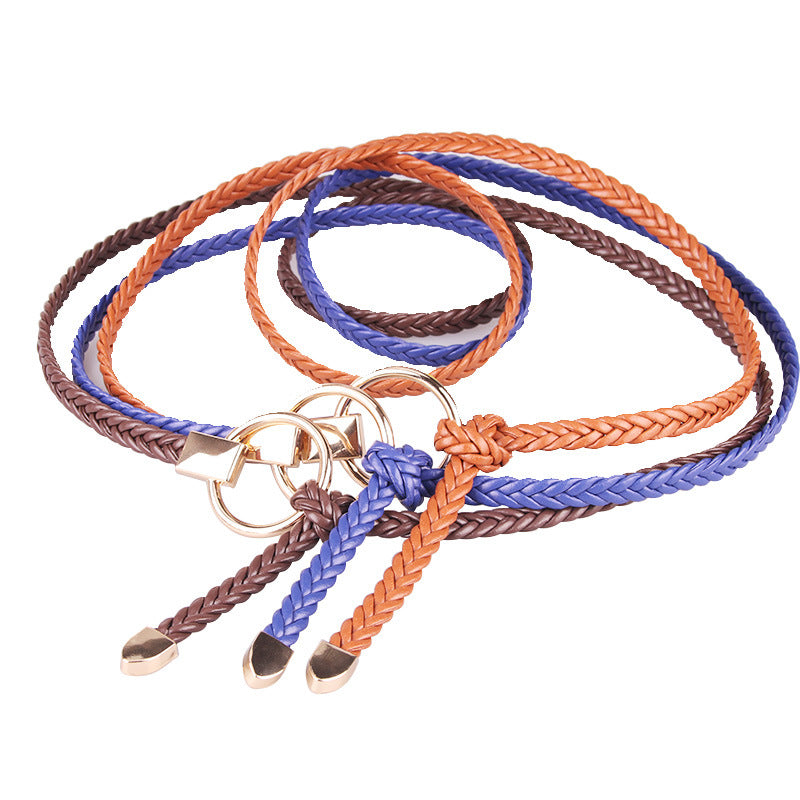 Women's Thin Hand-woven Dress Decoration Casual Belts