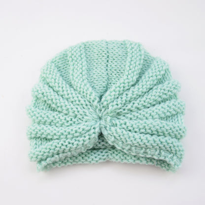 Children's Wool Indian Hat Knitted Warm Bag Kids' Headwear