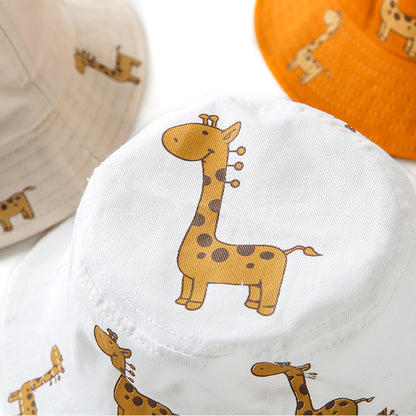 Children's Korean Style Boy Thin Cartoon Bucket Kids' Headwear