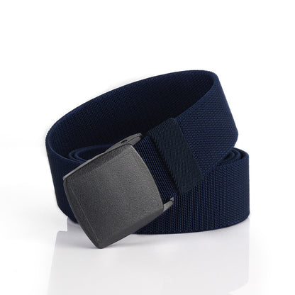 Buckle Elastic Stretch Nylon Waistband Light Belts