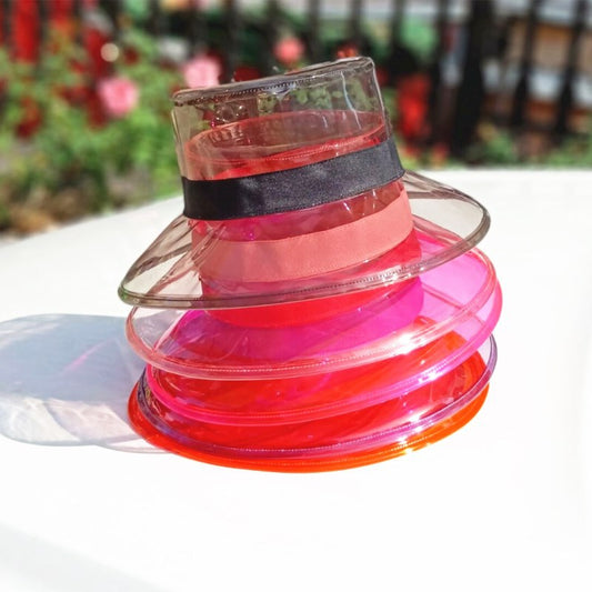 Children's Colorful Transparent Basin Hat Fisherman Boys Kids' Headwear