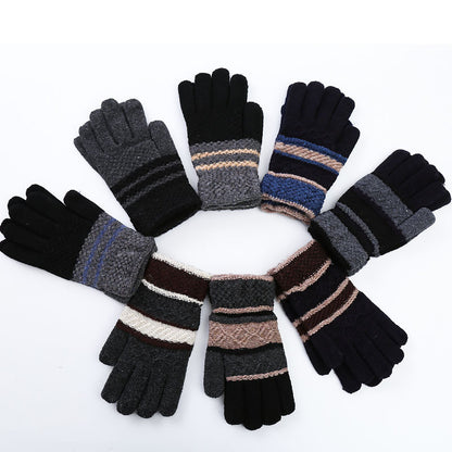 Women's & Men's Winter Full Finger Knitted Outdoor Warm Gloves