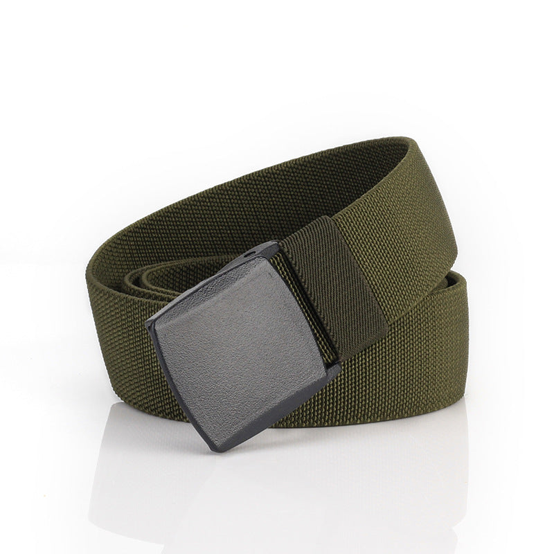 Buckle Elastic Stretch Nylon Waistband Light Belts