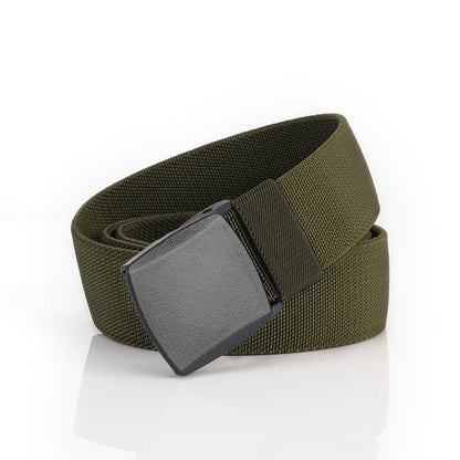 Buckle Elastic Stretch Nylon Waistband Light Belts