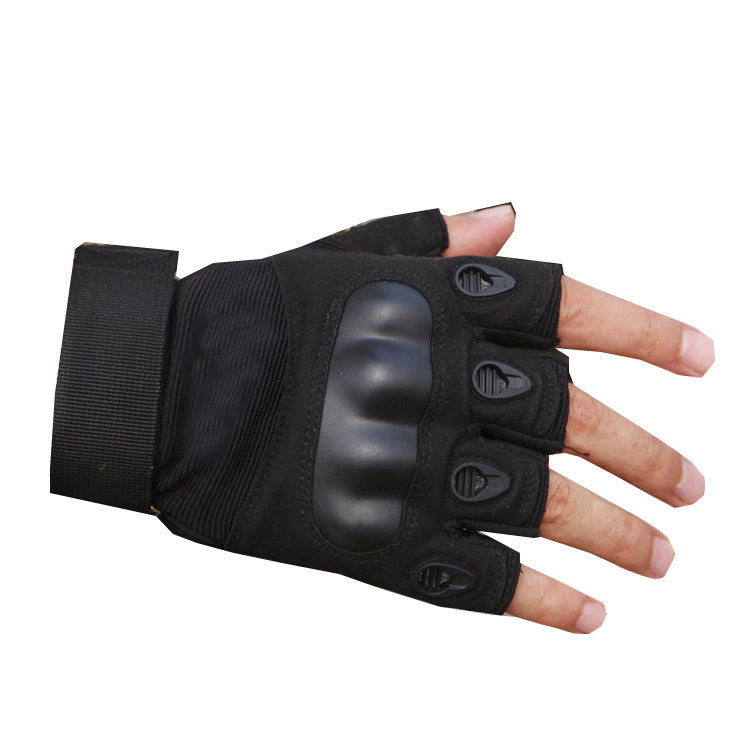 Tactical Black Eagle Half Finger Outdoor Cycling Fishing Gloves