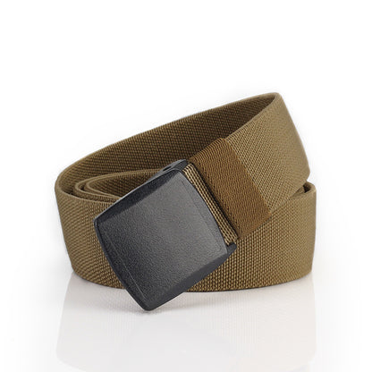 Buckle Elastic Stretch Nylon Waistband Light Belts