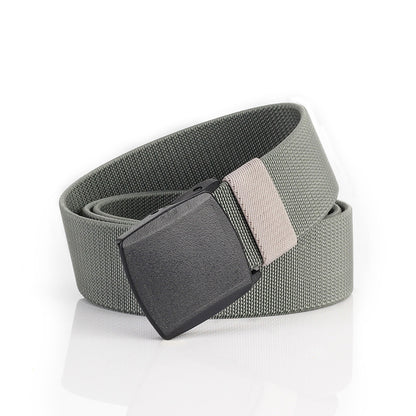 Buckle Elastic Stretch Nylon Waistband Light Belts