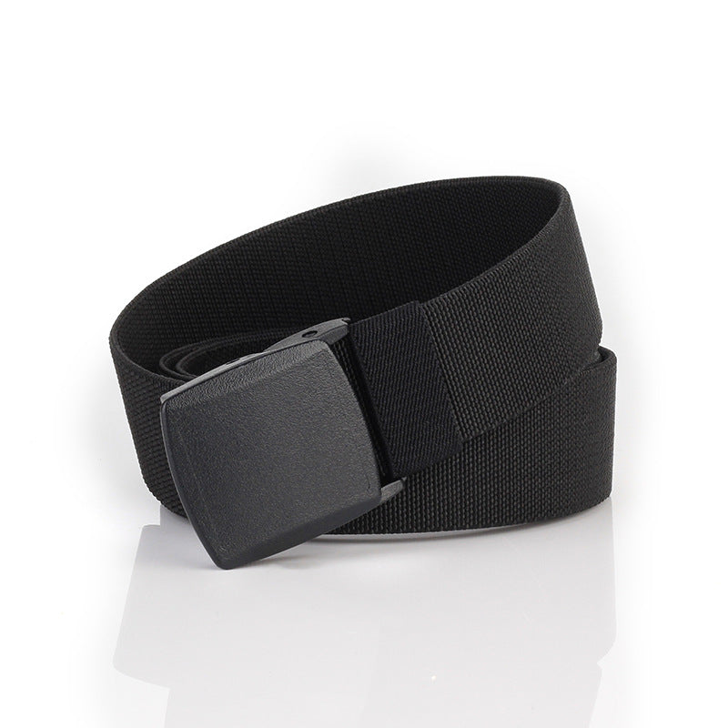 Buckle Elastic Stretch Nylon Waistband Light Belts