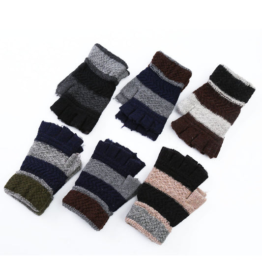 Women's & Men's Winter Full Finger Knitted Outdoor Warm Gloves