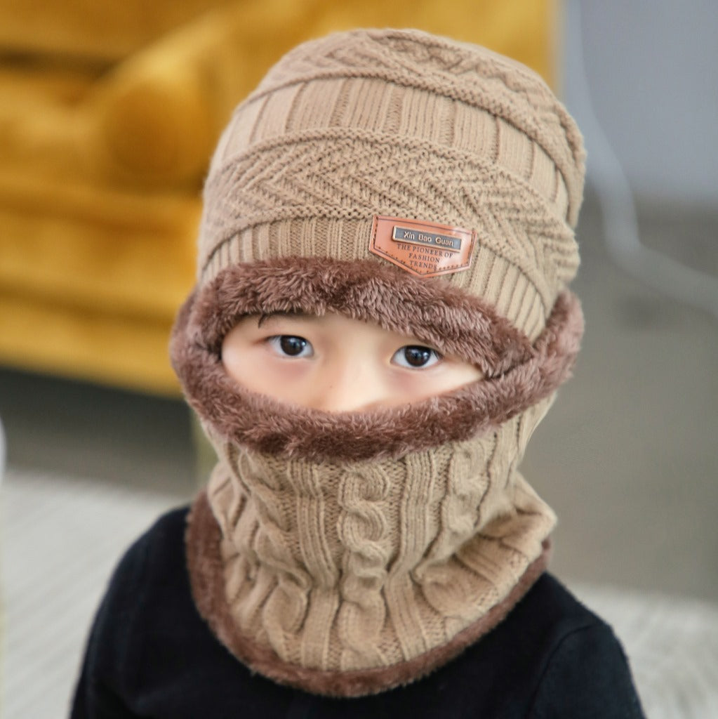 Wool Hat Set Trendy Korean Winter Kids' Headwear