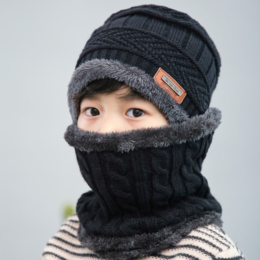 Wool Hat Set Trendy Korean Winter Kids' Headwear