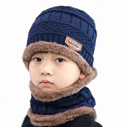 Wool Hat Set Trendy Korean Winter Kids' Headwear