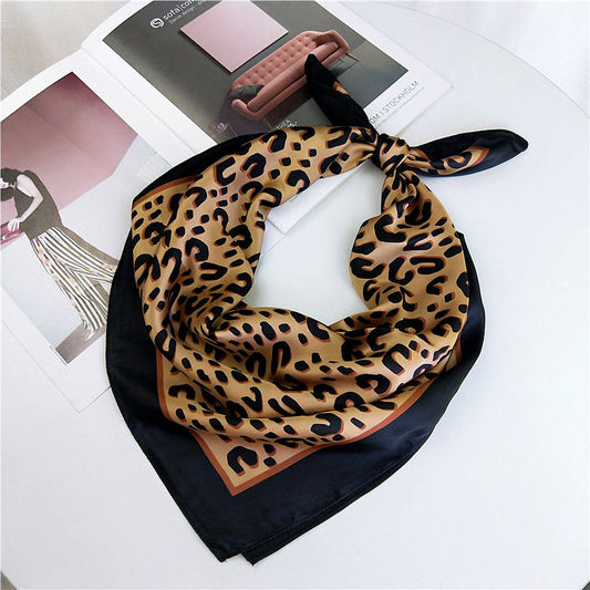 Women's Print Square Small Silk Autumn Summer Korean Scarfs