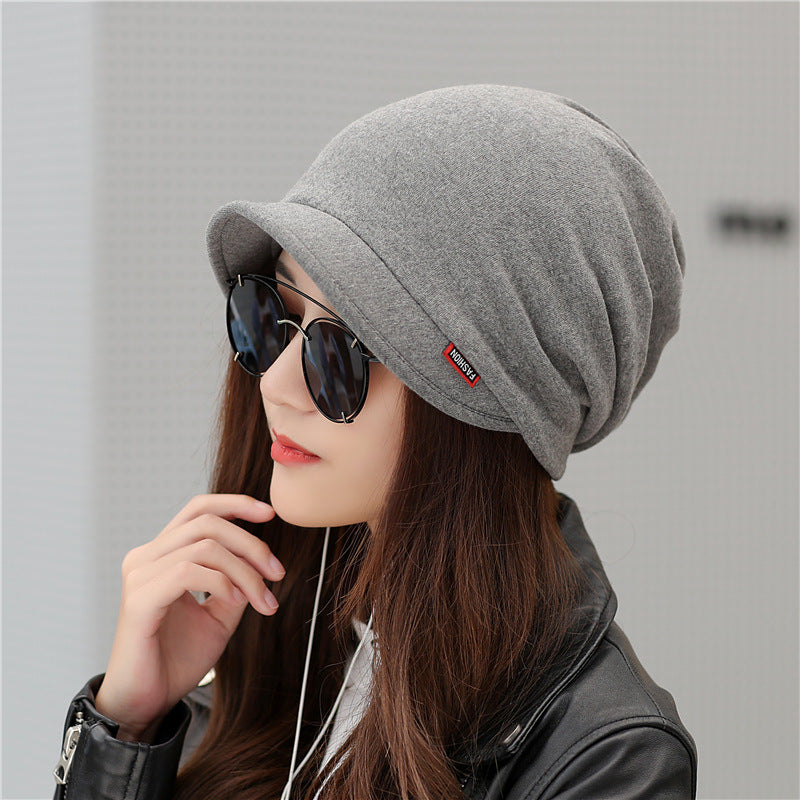 Women's Solid Color Korean Peaked Hat Warm Hats & Caps