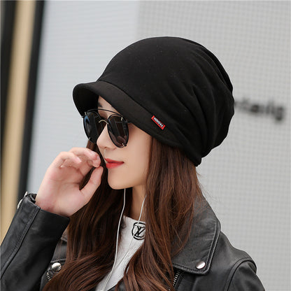 Women's Solid Color Korean Peaked Hat Warm Hats & Caps