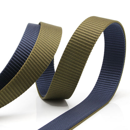 Women's & Men's Nylon Canvas Casual Round Buckle Decorative Belts