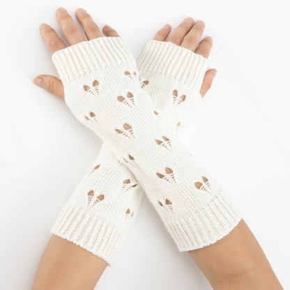 Women's & Men's Keep Warm Pile Style Arm Sleeve Gloves