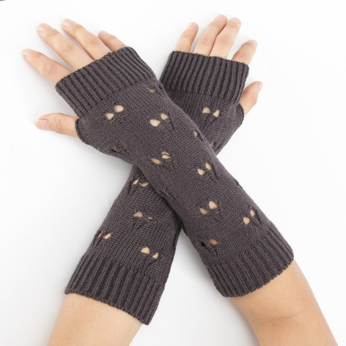 Women's & Men's Keep Warm Pile Style Arm Sleeve Gloves