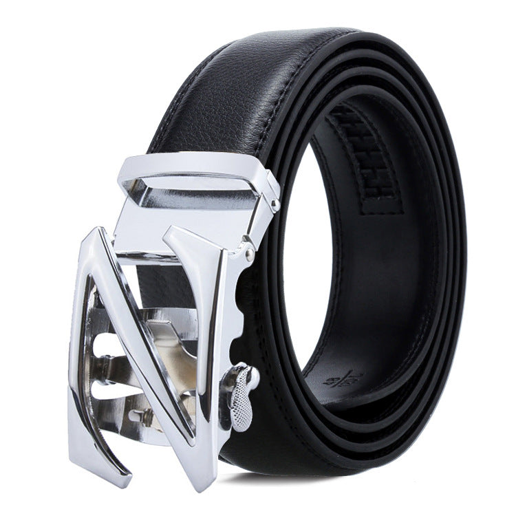 Men's Leather Casual Comfort Click Business Soft Belts