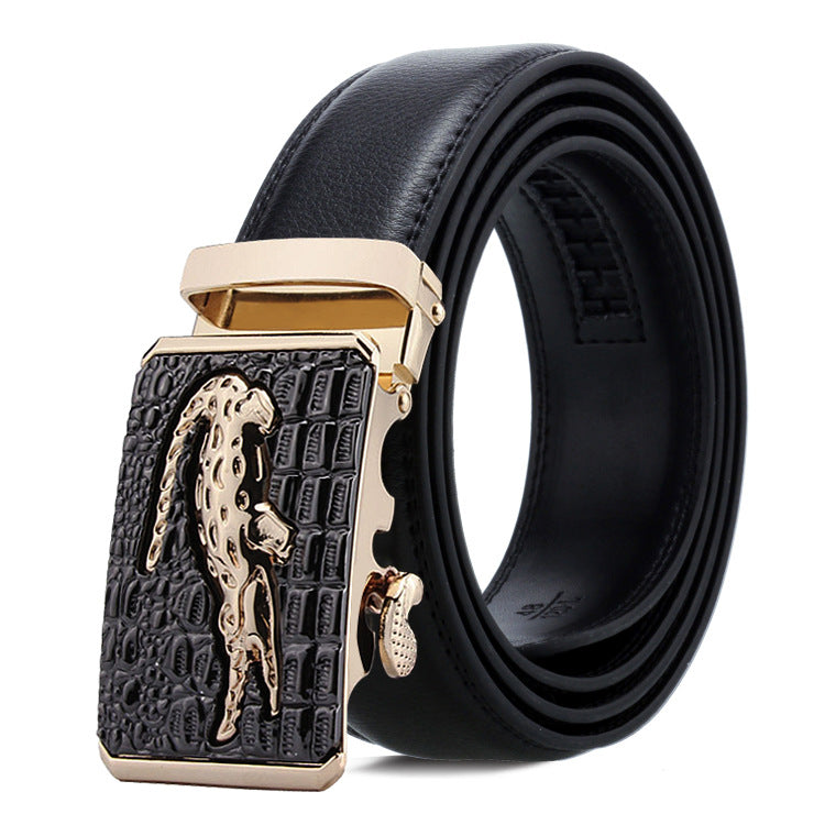 Men's Leather Casual Comfort Click Business Soft Belts