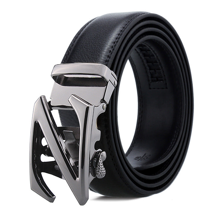 Men's Leather Casual Comfort Click Business Soft Belts